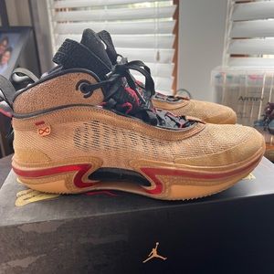 EUC RUI HACHIMURA X AIR JORDAN 36 'BLACK SAMURAI' Men size 12